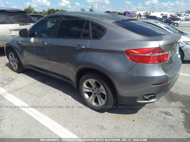 5UXFG43549L222104 - 2009 BMW X6 XDRIVE35I Boz foto 3