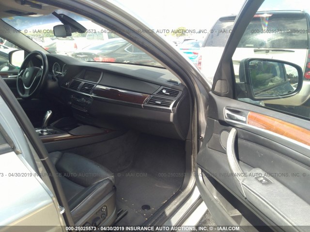 5UXFG43549L222104 - 2009 BMW X6 XDRIVE35I Boz foto 5