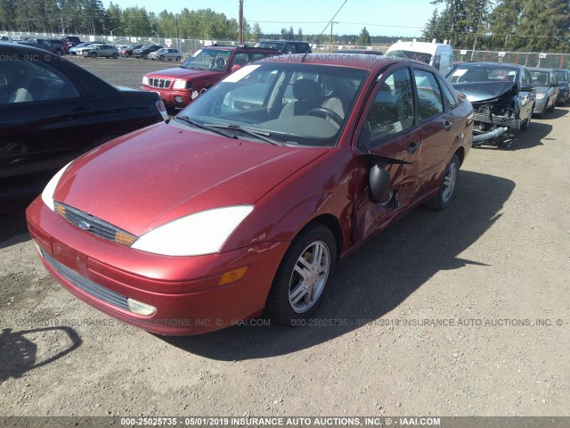 1FAFP34381W309201 - 2001 FORD FOCUS SE/SE SPORT RED photo 2