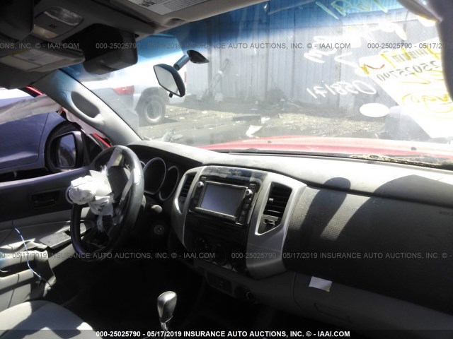 5TFTX4CN8FX058171 - 2015 TOYOTA TACOMA ACCESS CAB წითელი ფოტო 5