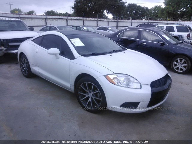 4A31K5DF3CE004915 - 2012 MITSUBISHI ECLIPSE GS SPORT WHITE photo 1