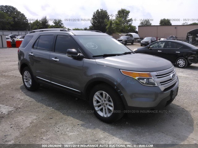 1FMHK7D83BGA87016 - 2011 FORD EXPLORER XLT GRAY photo 1