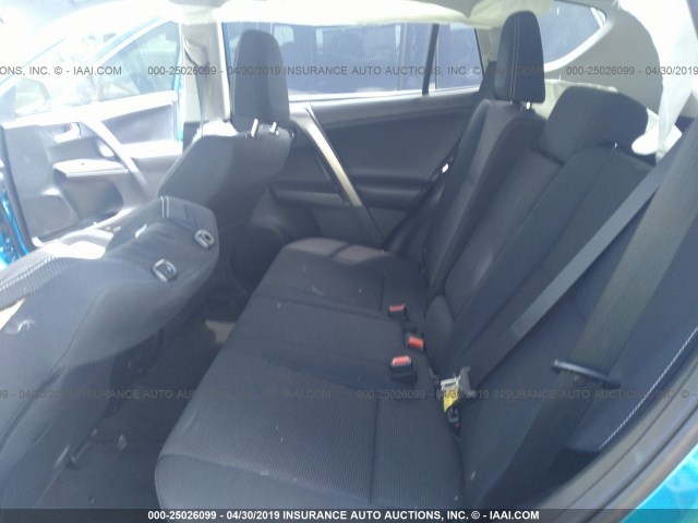 JTMWFREV8JD115814 - 2018 TOYOTA RAV4 ADVENTURE/XLE 蓝色 照片 8