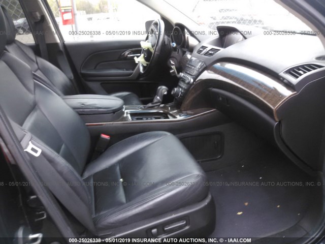 2HNYD2H41AH502131 - 2010 ACURA MDX TECHNOLOGY BLACK photo 5