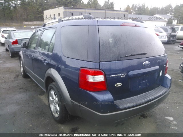 1FMZK05135GA45785 - 2005 FORD FREESTYLE SEL BLUE photo 3