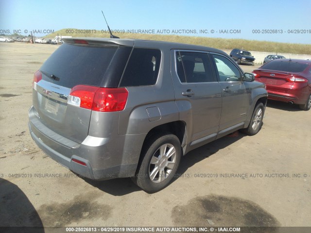 2GKALMEK8C6338310 - 2012 GMC TERRAIN SLE GRAY photo 4