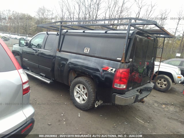 1GTR2VE36BZ314784 - 2011 GMC SIERRA K1500 SLE BLACK photo 3