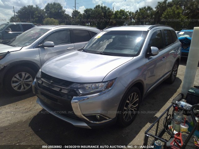 JA4AD3A30GZ037231 - 2016 MITSUBISHI OUTLANDER SE/SEL SILVER photo 2