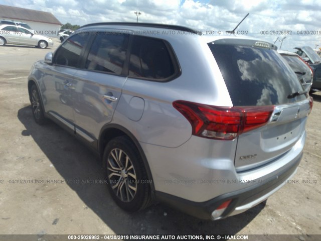 JA4AD3A30GZ037231 - 2016 MITSUBISHI OUTLANDER SE/SEL SILVER photo 3