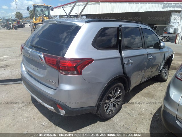 JA4AD3A30GZ037231 - 2016 MITSUBISHI OUTLANDER SE/SEL SILVER photo 4