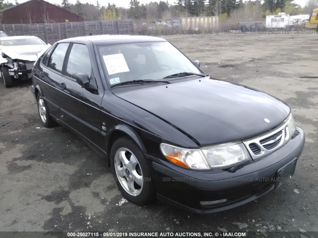 YS3DF55K212040117 - 2001 SAAB 9-3 SE BLACK photo 1