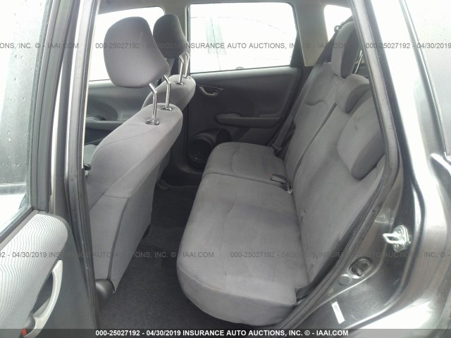 JHMGE8H38DC080227 - 2013 HONDA FIT GRAY photo 8