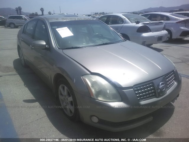 1N4BA41E54C832726 - 2004 NISSAN MAXIMA SE/SL GRAY photo 1