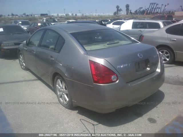 1N4BA41E54C832726 - 2004 NISSAN MAXIMA SE/SL GRAY photo 3