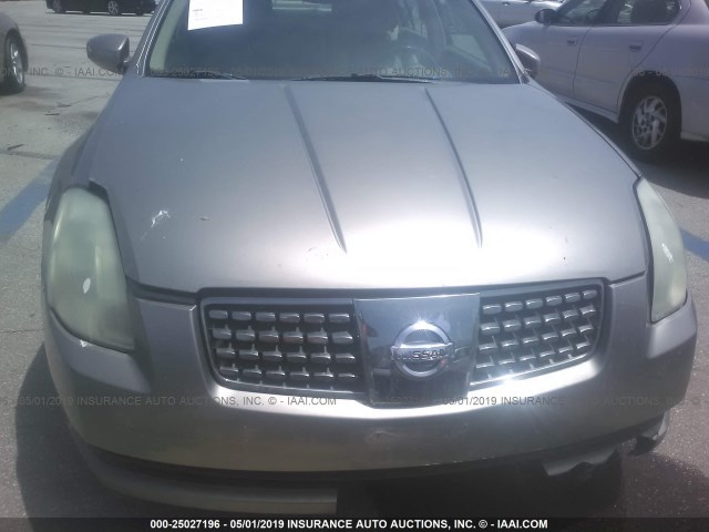 1N4BA41E54C832726 - 2004 NISSAN MAXIMA SE/SL GRAY photo 6