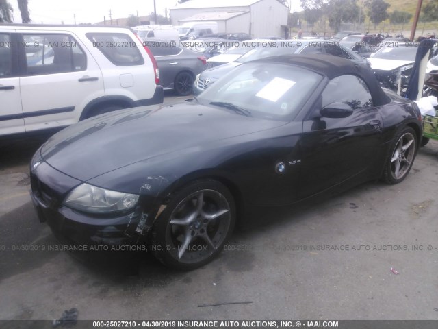 4USBU535X6LW91900 - 2006 BMW Z4 3.0SI BLACK photo 2