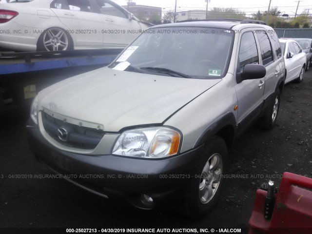 4F2CZ94163KM07632 - 2003 MAZDA TRIBUTE LX BEIGE photo 2