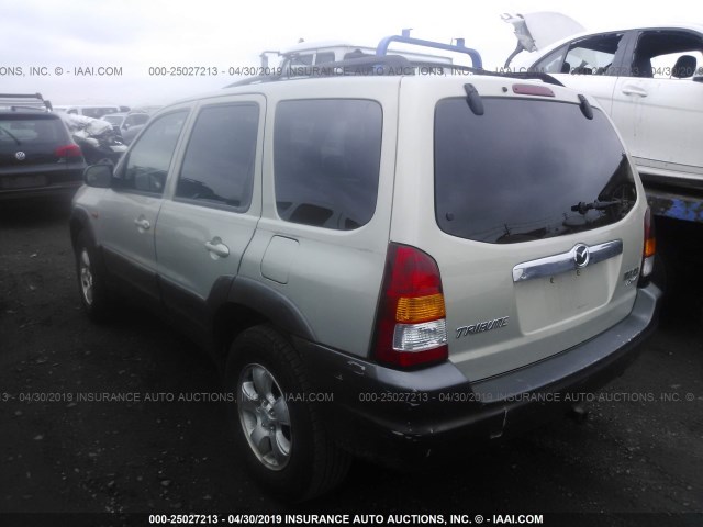 4F2CZ94163KM07632 - 2003 MAZDA TRIBUTE LX BEIGE photo 3