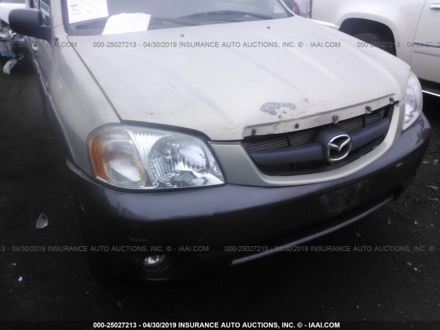 4F2CZ94163KM07632 - 2003 MAZDA TRIBUTE LX BEIGE photo 6