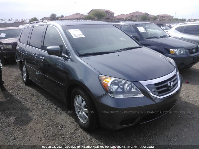 5FNRL3H76AB092672 - 2010 HONDA ODYSSEY EXL GRAY photo 1