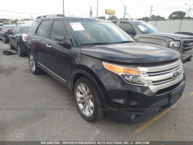 1FM5K7D82FGA53772 - 2015 FORD EXPLORER XLT BLACK photo 1