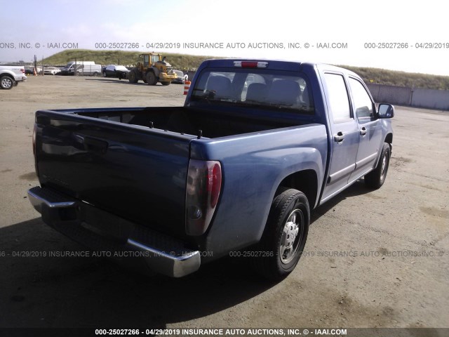 1GCCS136568211427 - 2006 CHEVROLET COLORADO BLUE photo 4