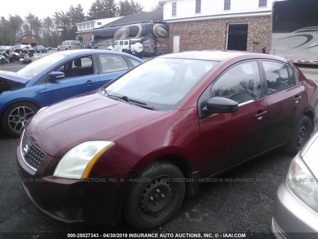 3N1AB61E57L707526 - 2007 NISSAN SENTRA 2.0/2.0S/2.0SL RED photo 2