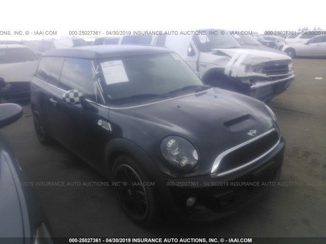 WMWZG3C58ET800883 - 2014 MINI COOPER S CLUBMAN BLACK photo 1