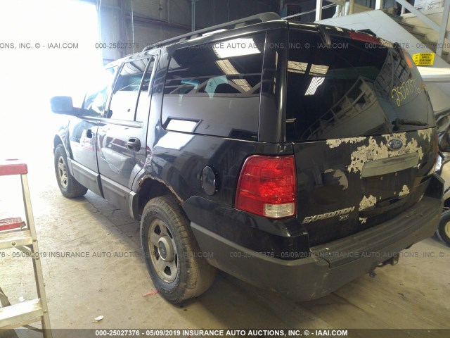 1FMPU16515LA78610 - 2005 FORD EXPEDITION XLT BLACK photo 3