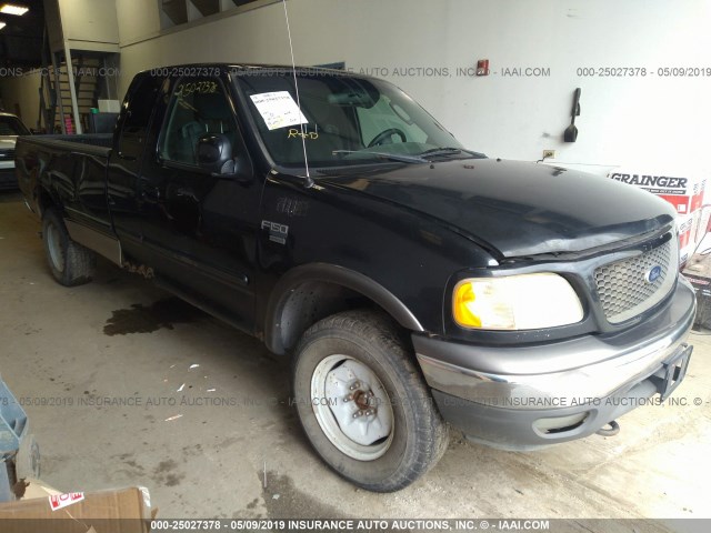 1FTRX18LX3NA87047 - 2003 FORD F150 BLACK photo 1