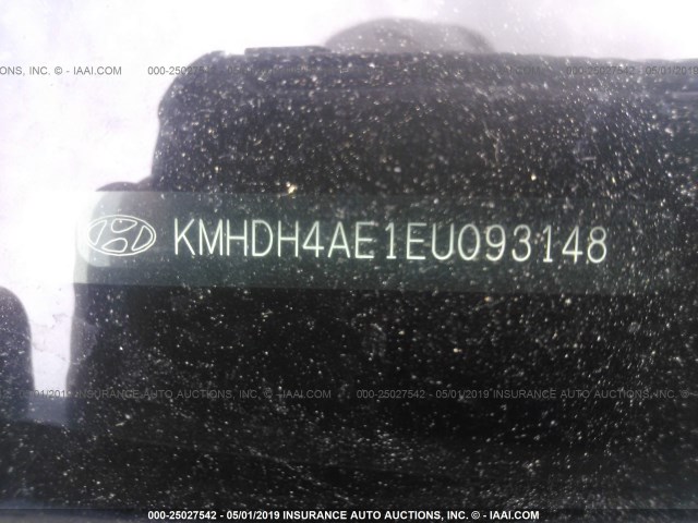 KMHDH4AE1EU093148 - 2014 HYUNDAI ELANTRA SE/SPORT/LIMITED RED photo 9