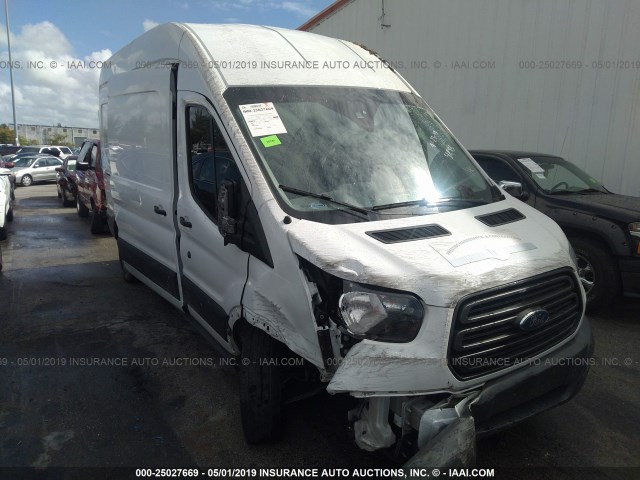 1FTBW2XMXHKA74893 - 2017 FORD TRANSIT T-350 WHITE photo 1