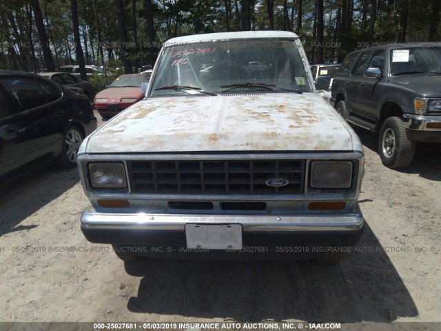 1FMCU14T3GUA86964 - 1986 FORD BRONCO II BLUE photo 6