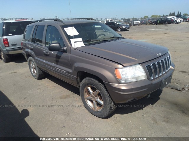 1J8GW58J92C223851 - 2002 JEEP GRAND CHEROKEE LIMITED 金色 照片 1
