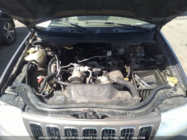 1J8GW58J92C223851 - 2002 JEEP GRAND CHEROKEE LIMITED 金色 照片 10