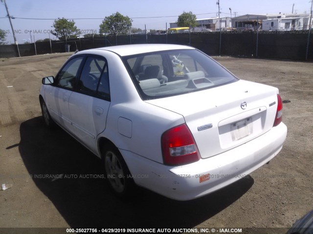 JM1BJ2219X0132949 - 1999 MAZDA PROTEGE ES WHITE photo 3