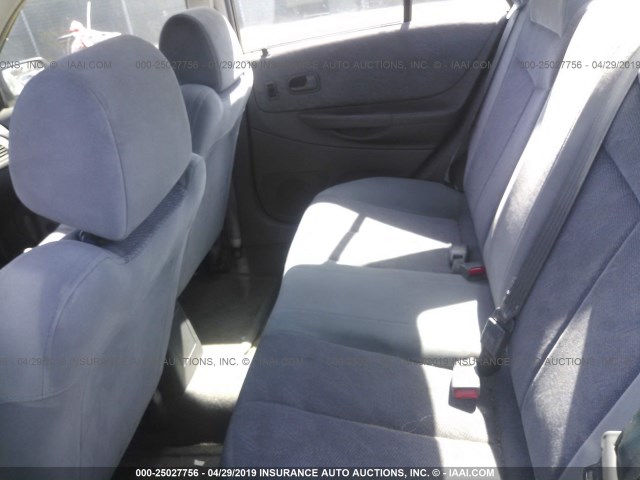 JM1BJ2219X0132949 - 1999 MAZDA PROTEGE ES WHITE photo 8