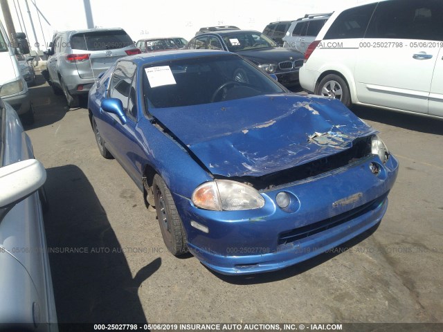 JHMEH6163RS000403 - 1994 HONDA CIVIC DEL SOL SI BLUE photo 1