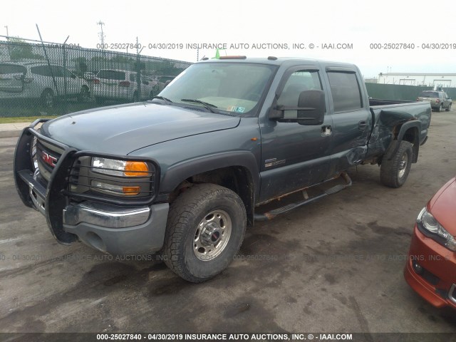 1GTHK33D96F148585 - 2006 GMC NEW SIERRA K3500 BLUE photo 2