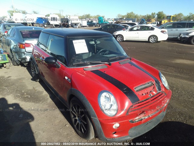 WMWRE33556TJ33908 - 2006 MINI COOPER S RED photo 1