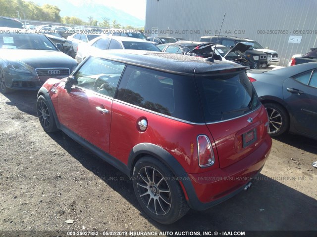 WMWRE33556TJ33908 - 2006 MINI COOPER S RED photo 3