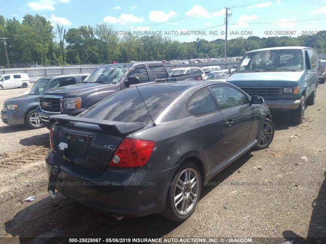 JTKDE177450059368 - 2005 TOYOTA SCION TC BLACK photo 4