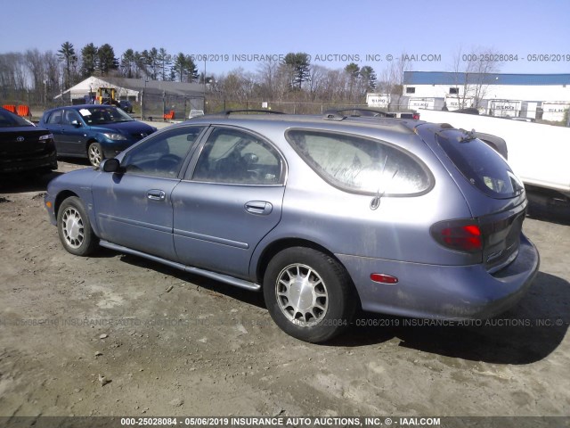 1FAFP58S8XA169850 - 1999 FORD TAURUS SE COMFORT BLUE photo 3