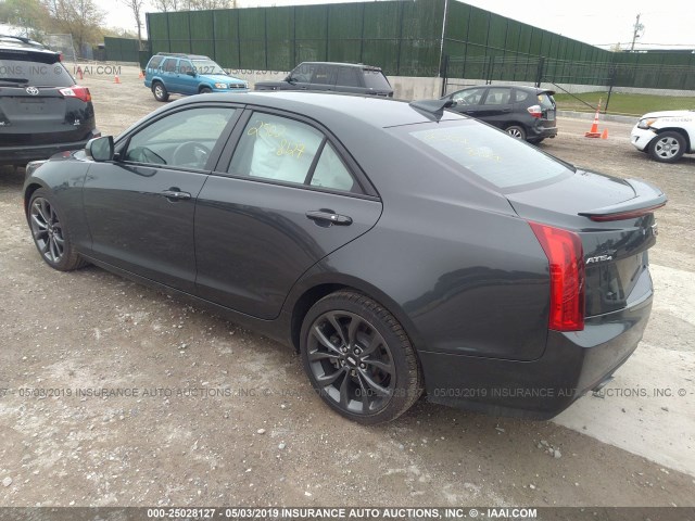 1G6AH5RX7G0191763 - 2016 CADILLAC ATS LUXURY GRAY photo 3