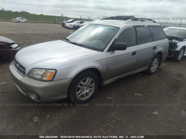 4S3BH675937615406 - 2003 SUBARU LEGACY OUTBACK AWP 银色 照片 2