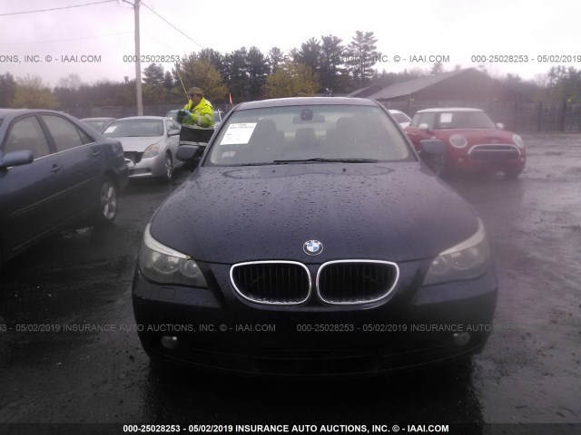 WBANA53564B852688 - 2004 BMW 525 I BLUE photo 6