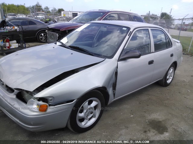 1NXBR12E8XZ260349 - 1999 TOYOTA COROLLA VE/CE/LE 银色 照片 2
