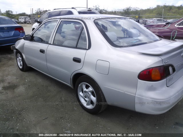 1NXBR12E8XZ260349 - 1999 TOYOTA COROLLA VE/CE/LE 银色 照片 3