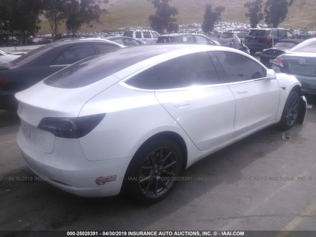 5YJ3E1EA5HF002359 - 2017 TESLA MODEL 3 WHITE photo 4