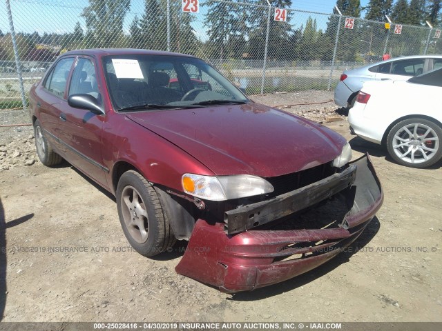 1NXBR12E8YZ331616 - 2000 TOYOTA COROLLA VE/CE/LE BURGUNDY photo 1